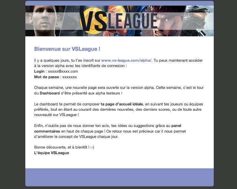VSLeague - Alpha access emails have been sent