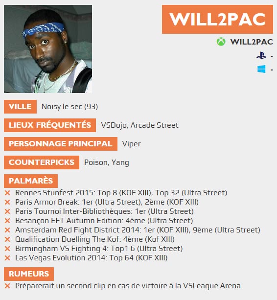 VSLeague - Will2pac comes for the prize money