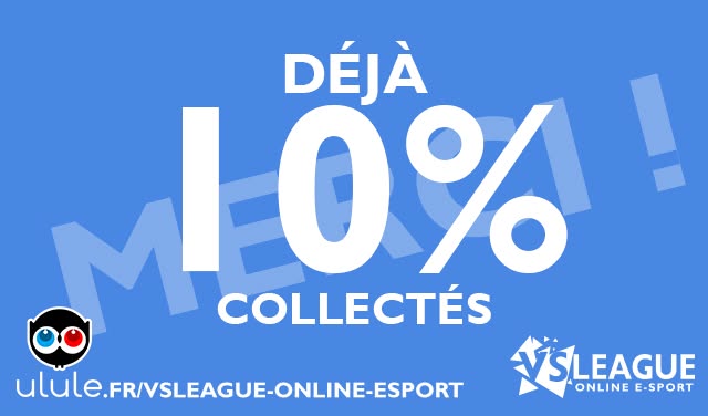 VSLeague - 10% of the campaign raised