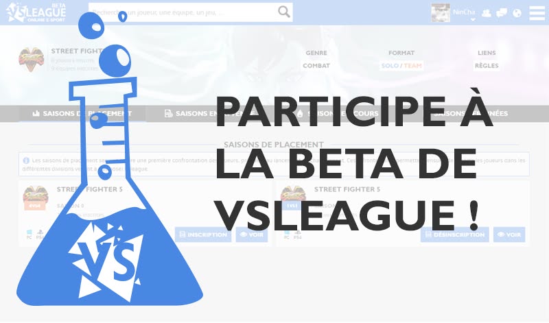 VSLeague - Call for beta participants